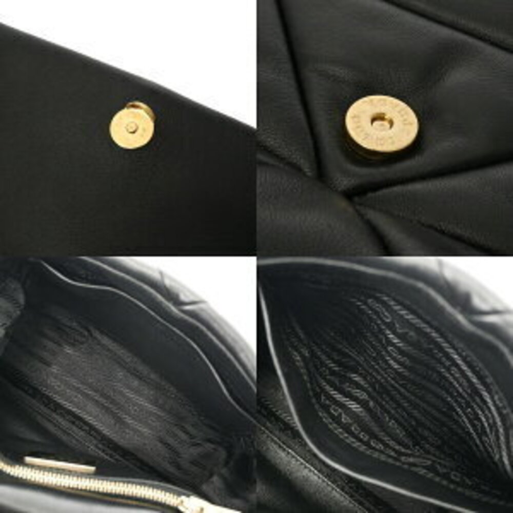 Prada Shoulder Bag Black Nappa Leather - Picture 7 of 9